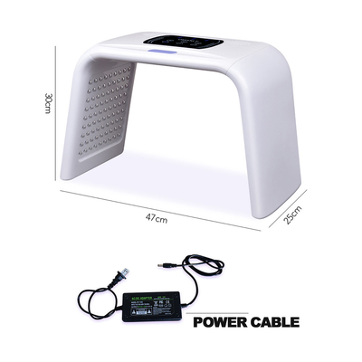 45W STANDING LED μάσκα προσώπου Φωτεινή θεραπεία για την αφαίρεση ρυτίδων ακμής 7 χρώματα Κόκκινο φως