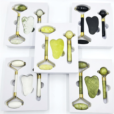 Xiuyan πέτρα χειριστή Μεγάλο σώμα Gua Sha Jade Roller Gua Sha για πονόλαιμα μυών μασάζ