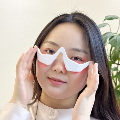 Αντιγήρανση USB πλέγματα τύπου 3D Eye Vibration LED κόκκινο φως θεραπευτική συσκευή για την φροντίδα των ματιών