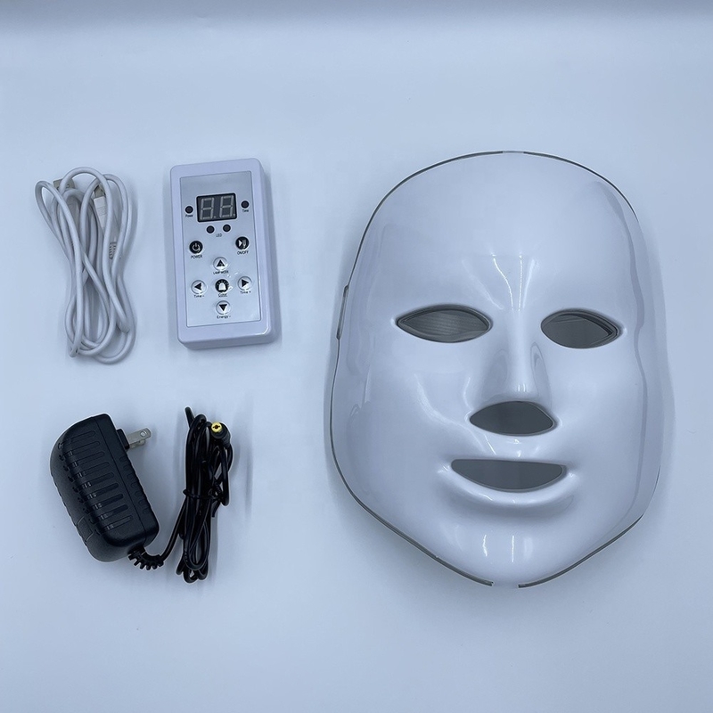 7 χρώματα LED μάσκα προσώπου Σκουπίδια τύπου CN για αντι ρυτίδες θεραπεία κόκκινου φωτός Αδιάβροχο NO